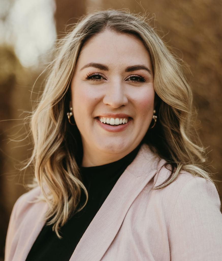 Headshot of Abby Overacre, assistant professor of immunology at Pitt